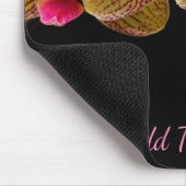 L'orchidée rose fleurit le tapis de souris (Coin)