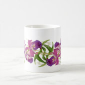 L'orchidée vintage fleurit la tasse (Centre)