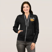 Lord and Savior Tux Penguin Linux Mascot Face Hoodie (Voorkant volledig)