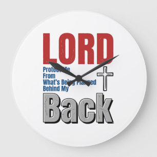 Lord Bescherm Me Christelijk Gelooft Shirt Ontwerp Grote Klok