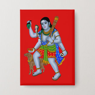 Lord Bhairava Button