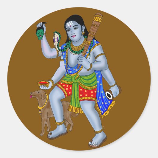 Lord Bhairava Stickers (Devant)