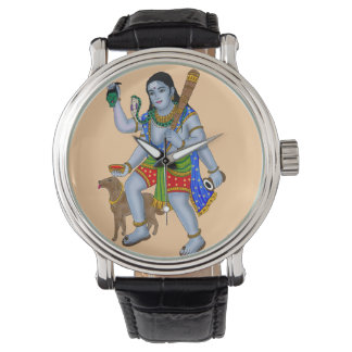 Lord Bhairava Wall Clock Horloge