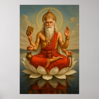 Lord Brahma | De Schepper van het Universum Poster