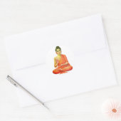 Lord Buddha Ronde Sticker (Envelop)