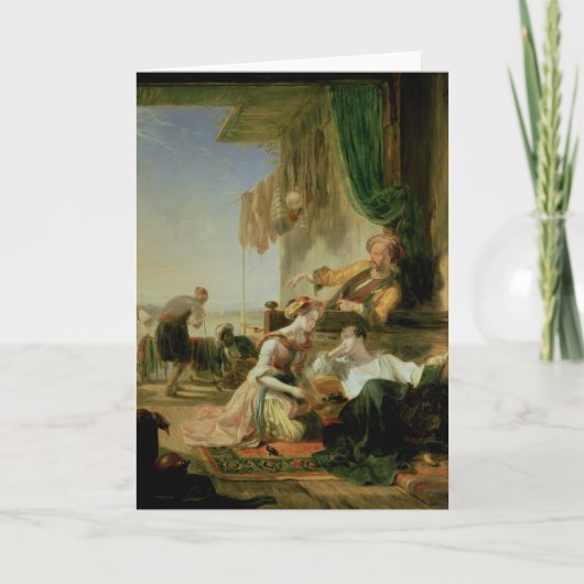 Lord Byron die in het huis rusten Kaart (Voorkant)