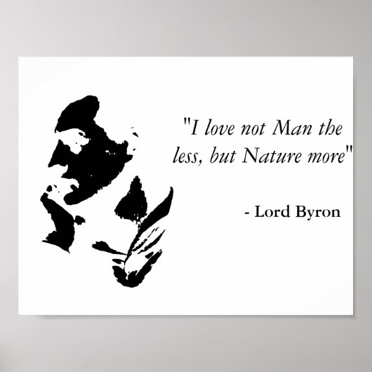 Lord Byron Poster (Voorkant)