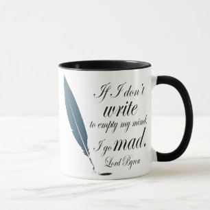 Lord Byron Writing Quote Mok Reading Gift