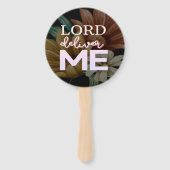 Lord Deliver Me - Floral Handwaaier (Achterkant)