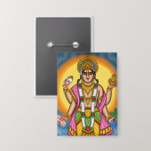Lord Dhanvantari-knop Button (Voorkant / Achterkant)