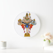 Lord Ekpada Shiva Clock Grote Klok (Huis)