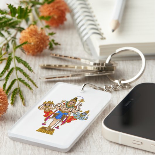 Lord Ekpada Shiva Keychain (Voorkant Rechts)