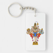 Lord Ekpada Shiva Keychain (Voorkant)