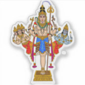 Lord Ekpada Shiva Stickers (Voorkant)