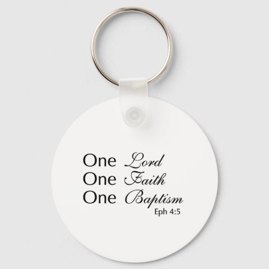 Lord Faith Baptism Sleutelhanger (Voorkant)