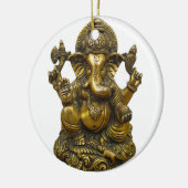 LORD GANESH HINDU GOD KERAMISCH ORNAMENT (Links)