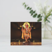 Lord Ganesha Briefkaart (Staand voorkant)