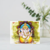 Lord Ganesha Briefkaart (Staand voorkant)