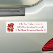 Lord Ganesha Bumpersticker (Op auto)