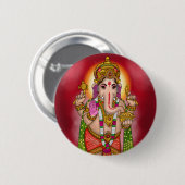Lord Ganesha Button (Voorkant /achterkant)