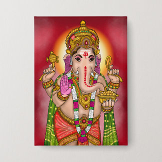 Lord Ganesha Button