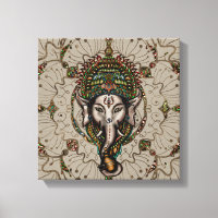 Lord Ganesha - Couleur sur toile