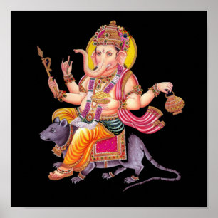 LORD GANESHA - Ganapati, Vinayaka en Pillaiyar Poster