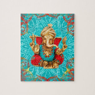 Lord Ganesha - Gemengde media Legpuzzel