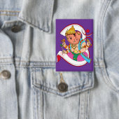 Lord Ganesha-knop Button (Insitu)