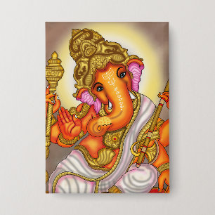 Lord Ganesha Knop Button