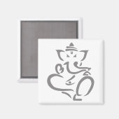 Lord Ganesha Magnet Magneet (Voorkant / Achterkant)