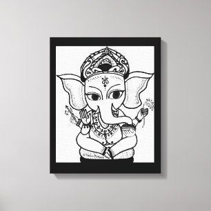 LORD GANESHA-PAINING ACRYLIC PRINT