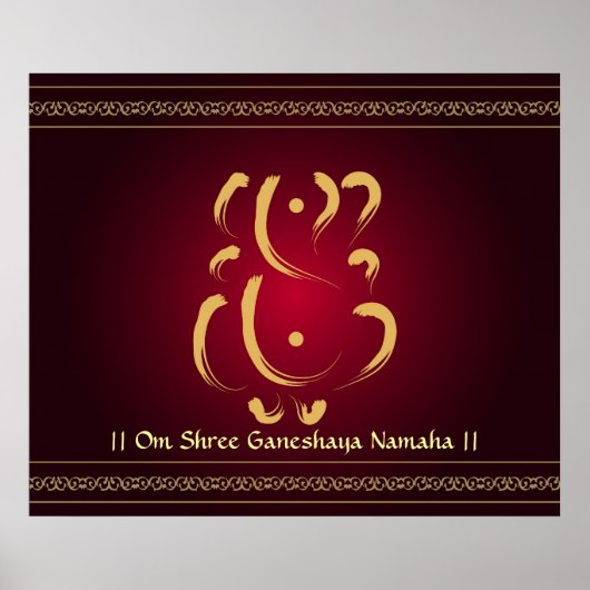 Lord Ganesha - Poster (Voorkant)