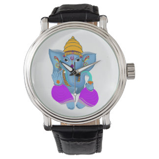 Lord Ganesha print horloge
