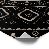 Lord Ganesha - Sepia Black Poster (Hoek)