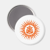 Lord Ganesha Sign Magneet (Voorkant / Achterkant)