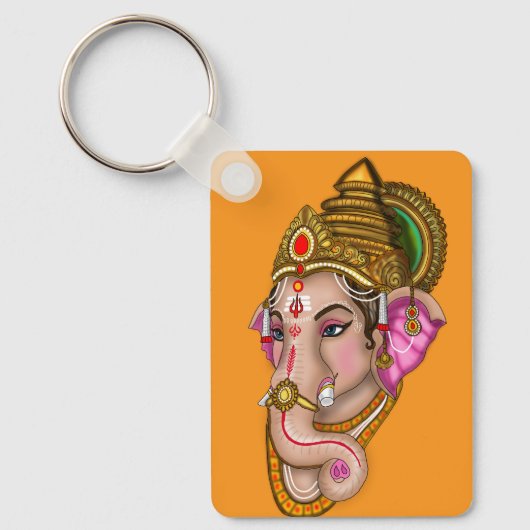 Lord Ganesha-sleutelhanger Sleutelhanger (Voorkant)