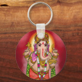 Lord Ganesha-sleutelhanger Sleutelhanger (Voorkant)
