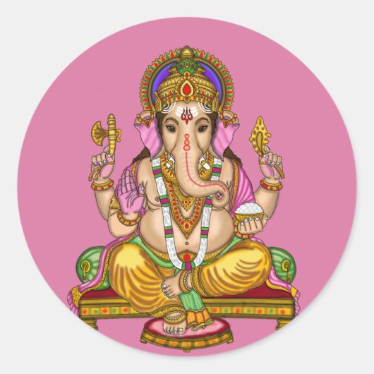 Lord Ganesha Sticker (Voorkant)