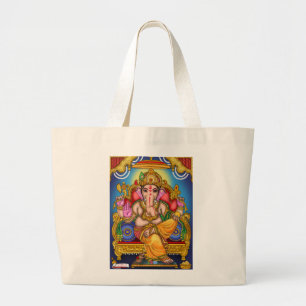 Lord Ganesha-Tas Grote Tote Bag