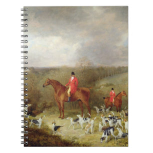 Lord Glamis en zijn jachthonden, 1823 (olieverf op Notitieboek