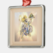 Lord Hanuman Divine Light Metalen Ornament (Links)