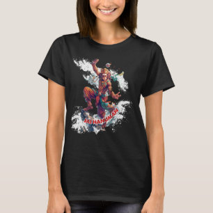Lord Hanuman - Hindoe God BENAUWD KRABBEN Look T-shirt