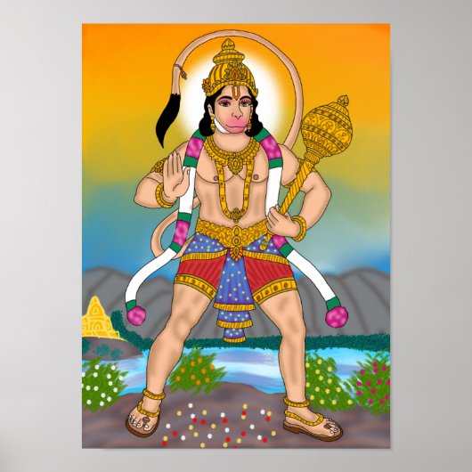 Lord Hanuman Poster (Voorkant)