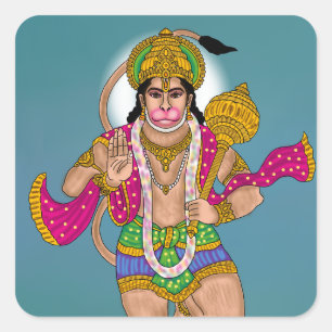 Lord Hanuman Sticker Verzameling