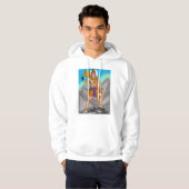 Lord Hanuman Sweat - shirt à capuche (Devant entier)
