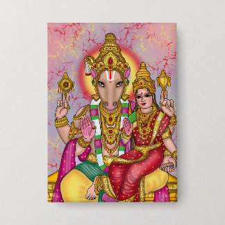 Lord Hayagriva-knop Button