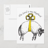 LORD is mijn herdersPsalm 23 Briefkaart (Voorkant / Achterkant)