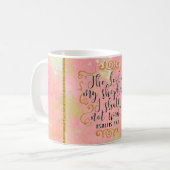 Lord Is My Shepherd Mug Koffiemok (Voorkant links)