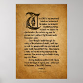 Lord is My Shepherd (Scripture: Psalm 23) Poster (Voorkant)